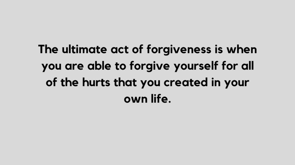 forgive yourself quote and caption