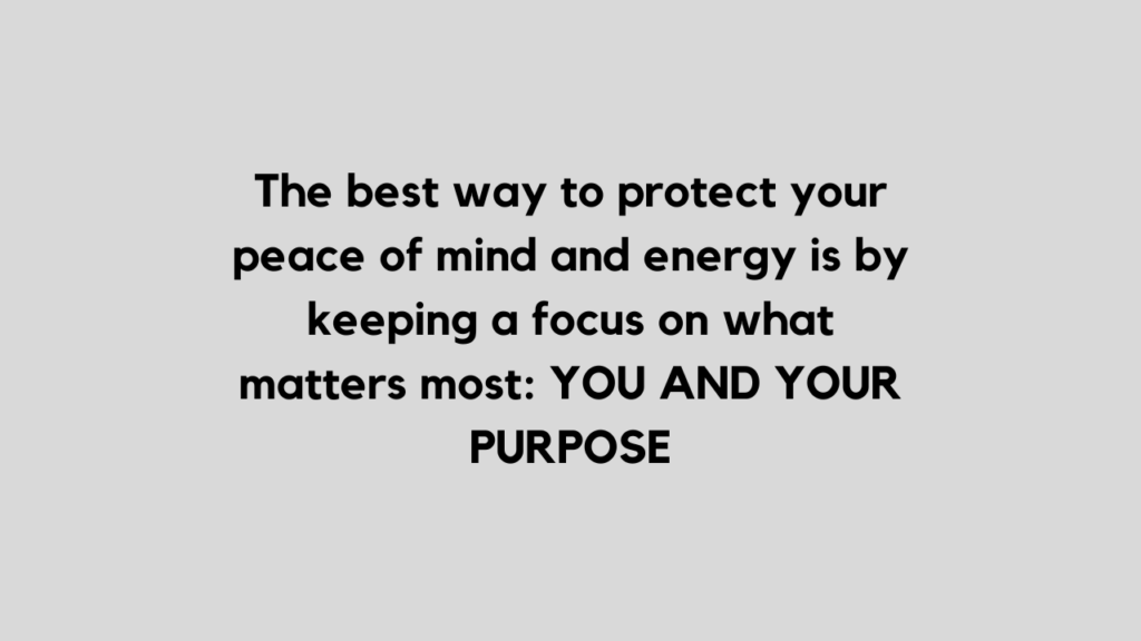 protect your energy quote and caption