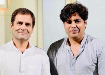 Imran Pratapgarhi with rahul gandhi