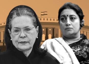 Smriti irani sonia gandhi
