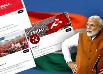 Their allegiance is with ‘The only Fatherland’, that’s why Communists don’t value Tiranga