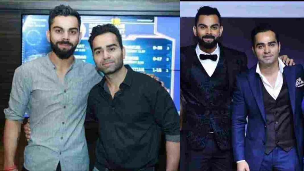 Vikash Kohli with his brother Virat Kohli