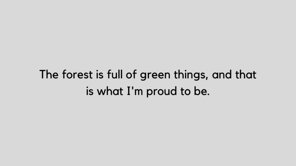 green quotes