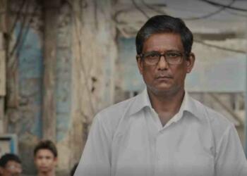 Adil Hussain in the violin player