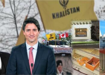 Trudeau’s overt support to Khalistanis has led to the attack on Swaminarayan Mandir