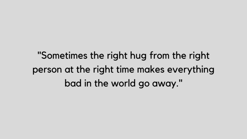 emotional hug quotes