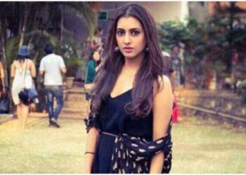 Additi Gupta in black saree