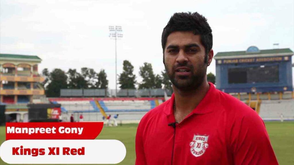 Manpreet Singh Gony playing for KXIP
