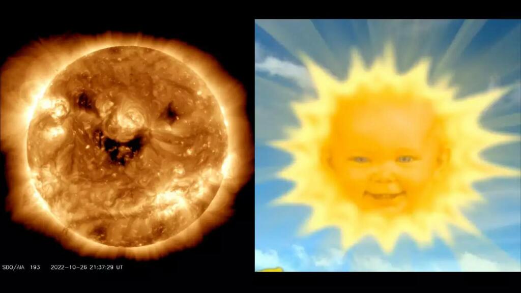 Nasa smiling sun official picture