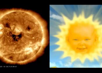 Nasa smiling sun official picture