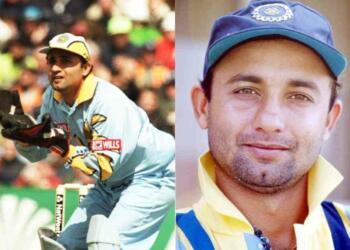 Nayan Mongia playing a match