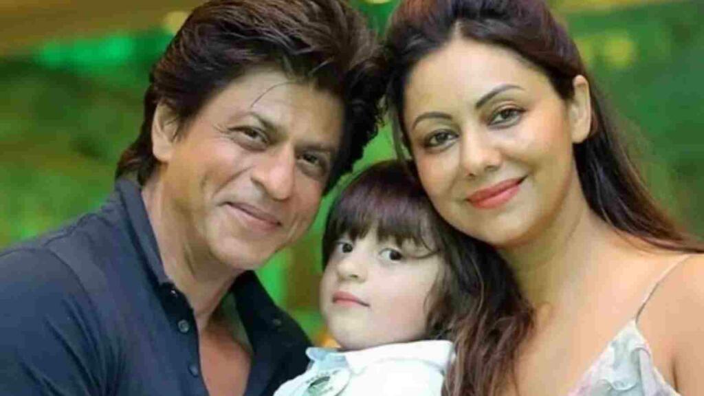 Shah Rukh Khan Wife Gauri Khan with her son