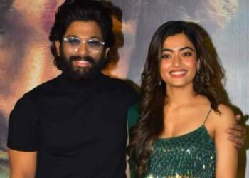 Rasmika Mandana with Allu Arjun