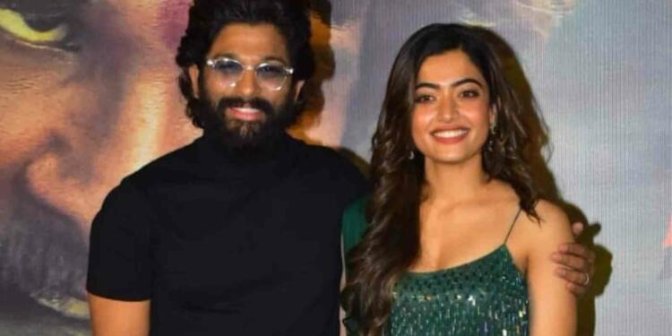 Rasmika Mandana with Allu Arjun