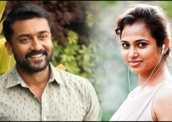 Ramya Pandiyan and suriya in one picture