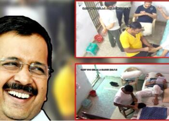 Kejriwal has opened a massage centre in Tihar Jail, and Satyendra Jain is the first customer