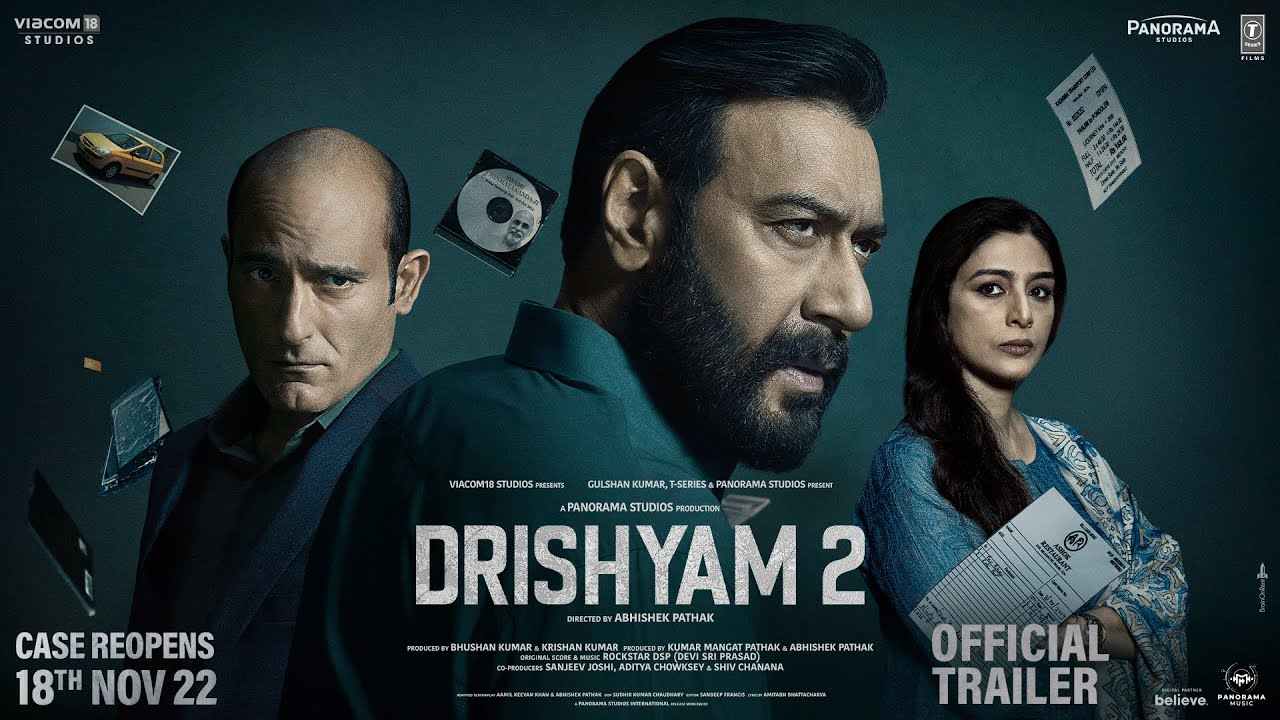 Drishyam 2 thumbnail with Cast lead