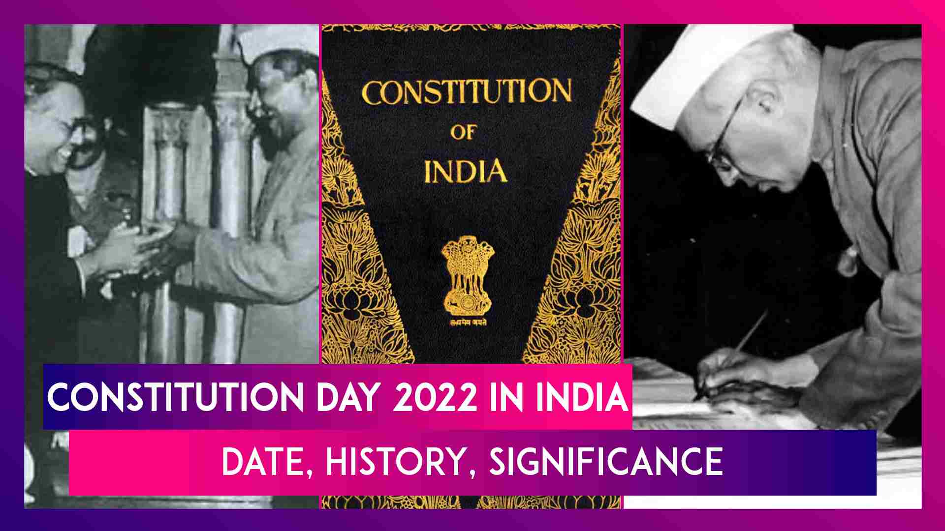 Indian Constitution Day 2022: History, Significance and why do we celebrate?
