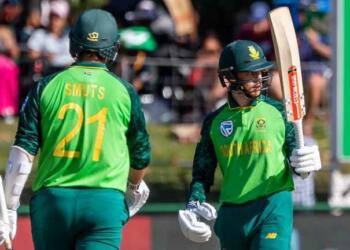 JJ Smuts playing for South Africa