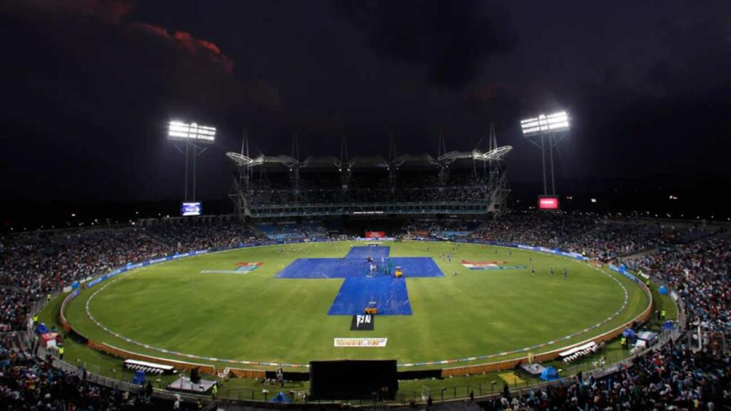 Maharashtra Cricket Association Stadium Night view