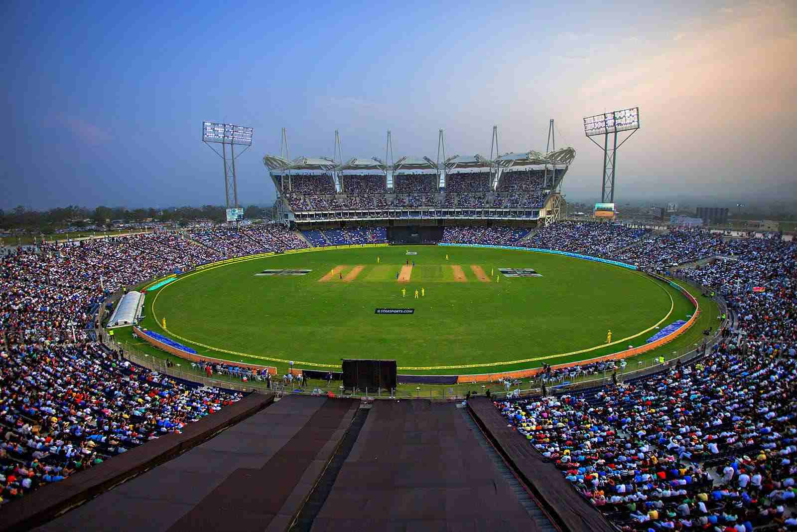 Maharashtra Cricket Association Stadium evening view