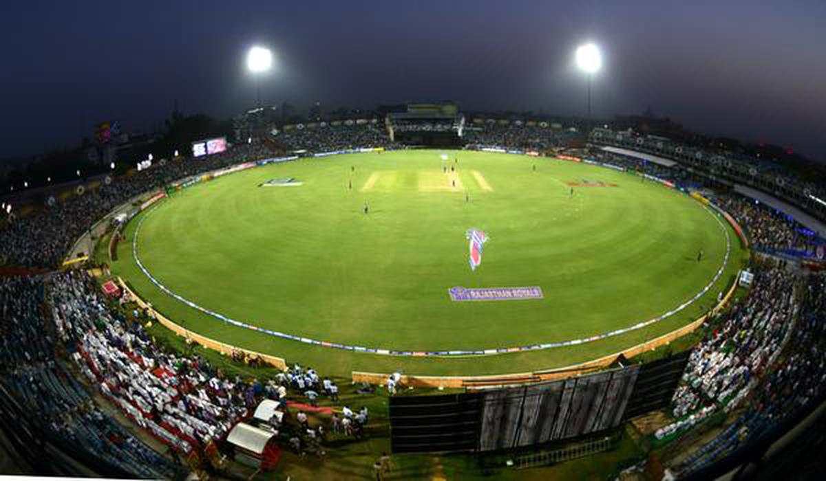 Sawai Mansingh Stadium night view