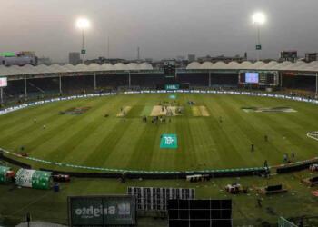 the National cricket stadium, Ground view