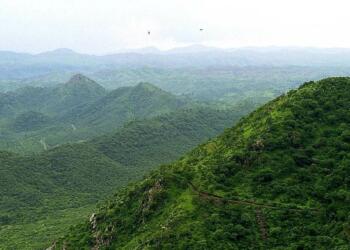 Vindhya range top view