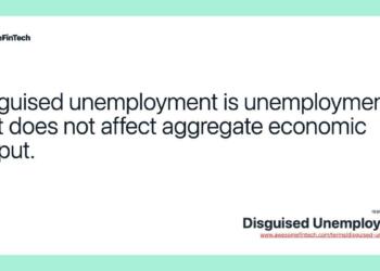 What is disguised unemployment definition