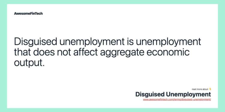 discuss the different types of unemployment