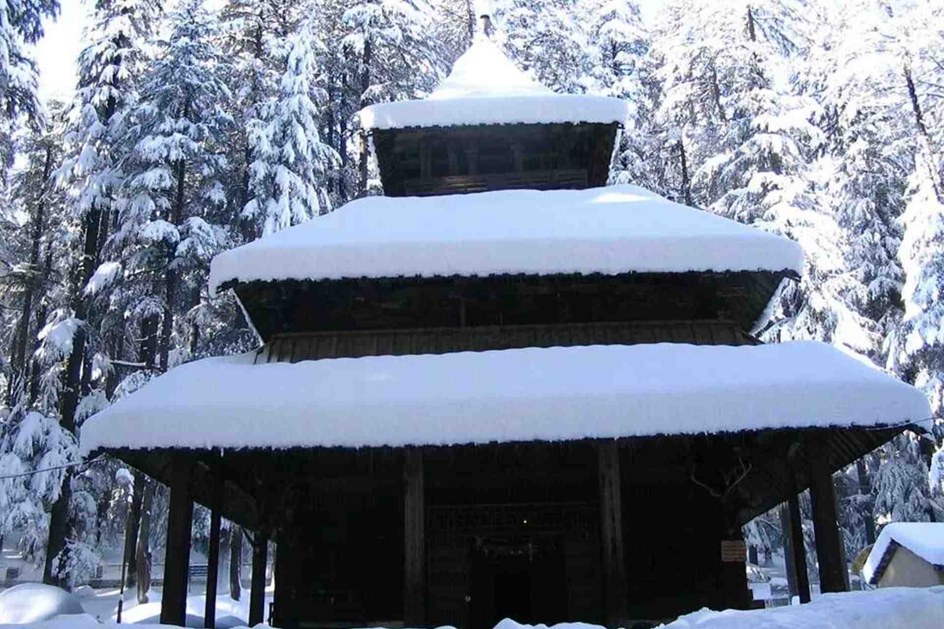 Hidimba Devi Temple Snow
