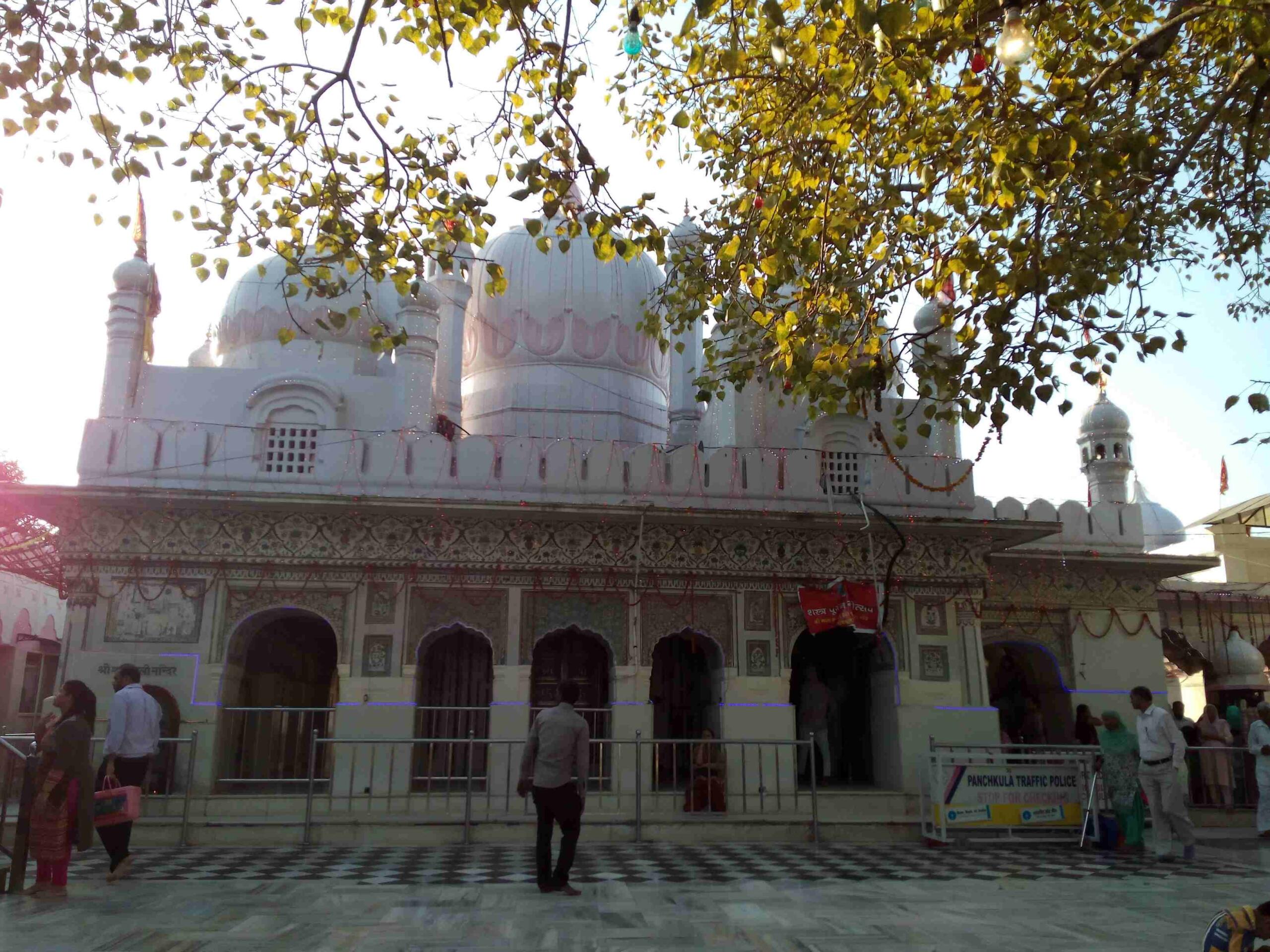 Mansa Devi Temple main shrine complex 