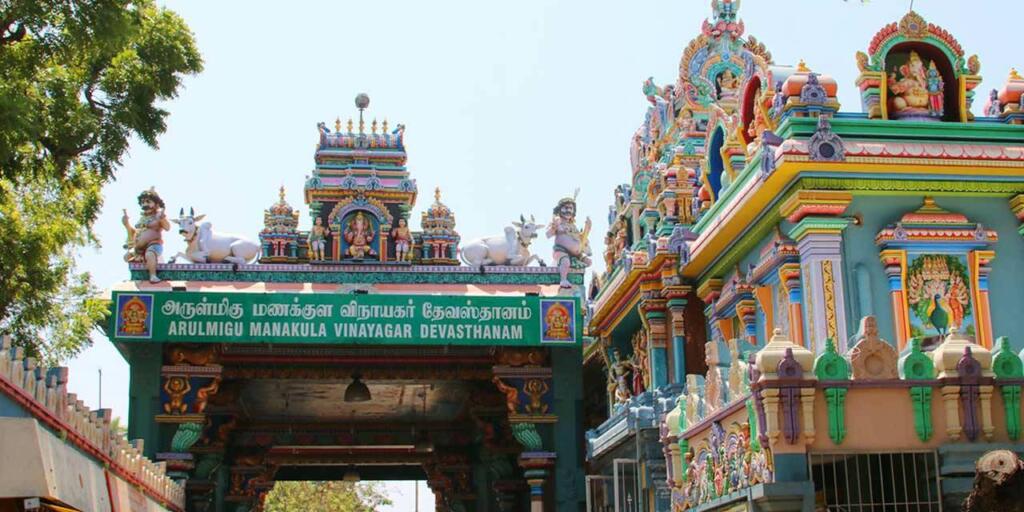 Vinayagar Temple Puducherry entrance