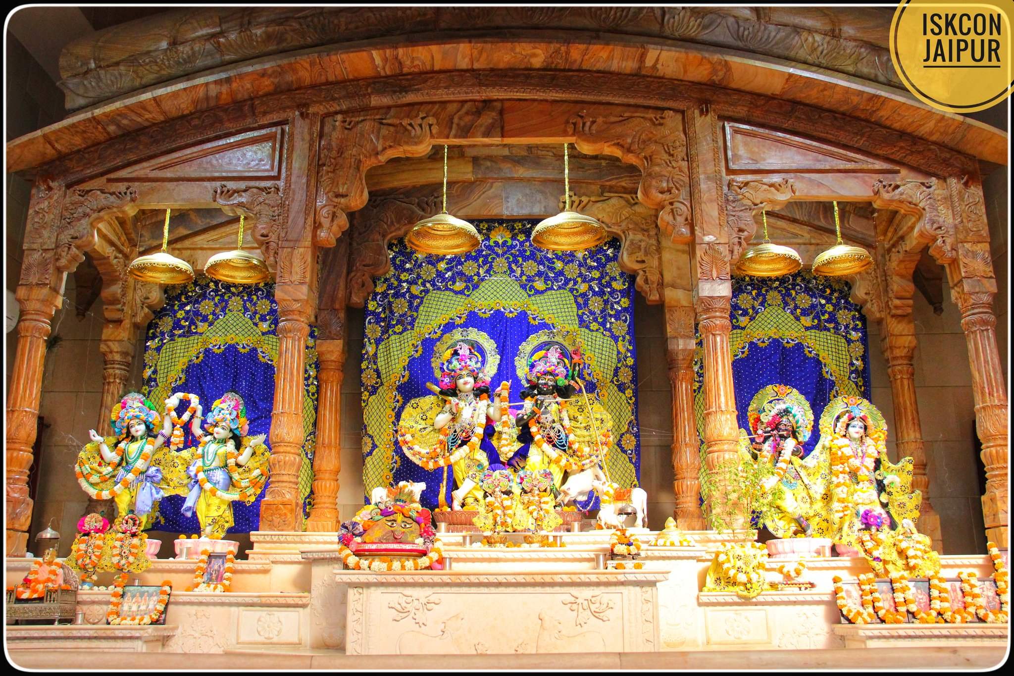 ISKCON temple Jaipur Darshan 