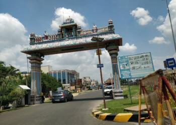 Melmaruvathur Temple entrance