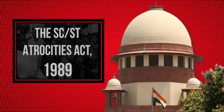 Supreme court on sc st outlet act