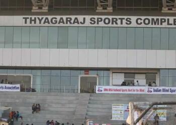 Thyagraj Stadium Delhi entrance