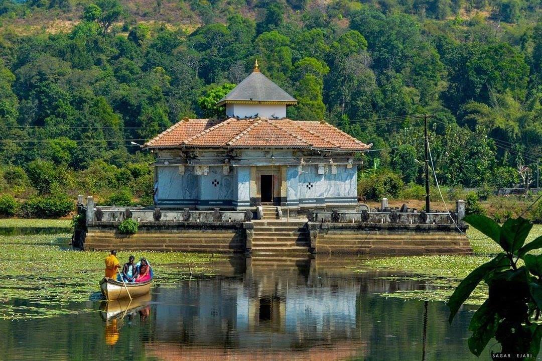 Varanga Jain Temple lake view