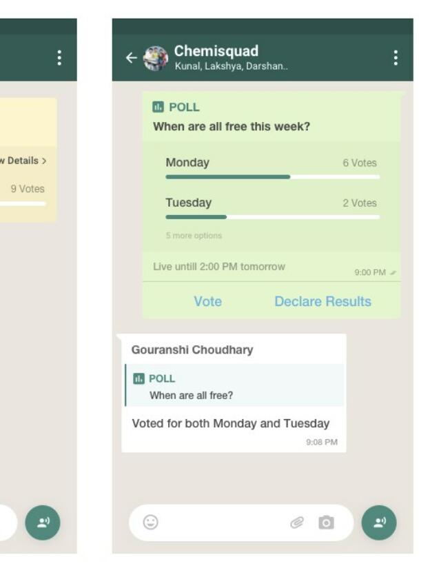 Know The Steps To Create Whatsapp Poll On Android And Ios