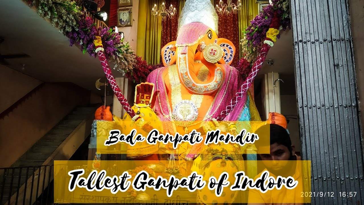 Bada Ganpati Mandir Indore ganesh ji IDOL