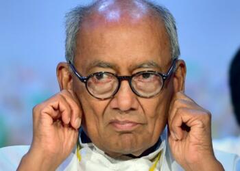 Digvijay Singh went to calm the storm, was blown away by the side winds