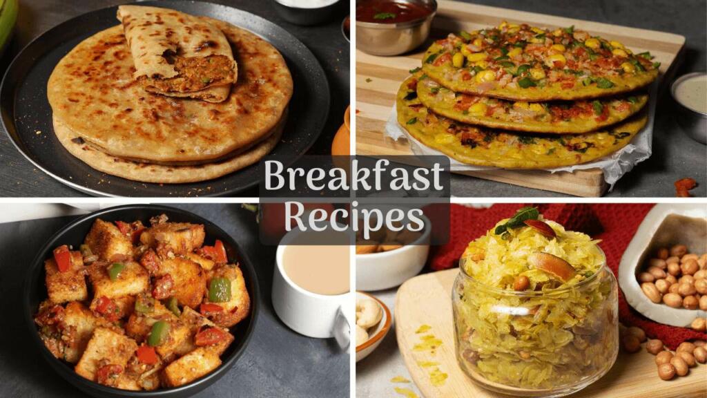 Healthy Indian vegetarian breakfast