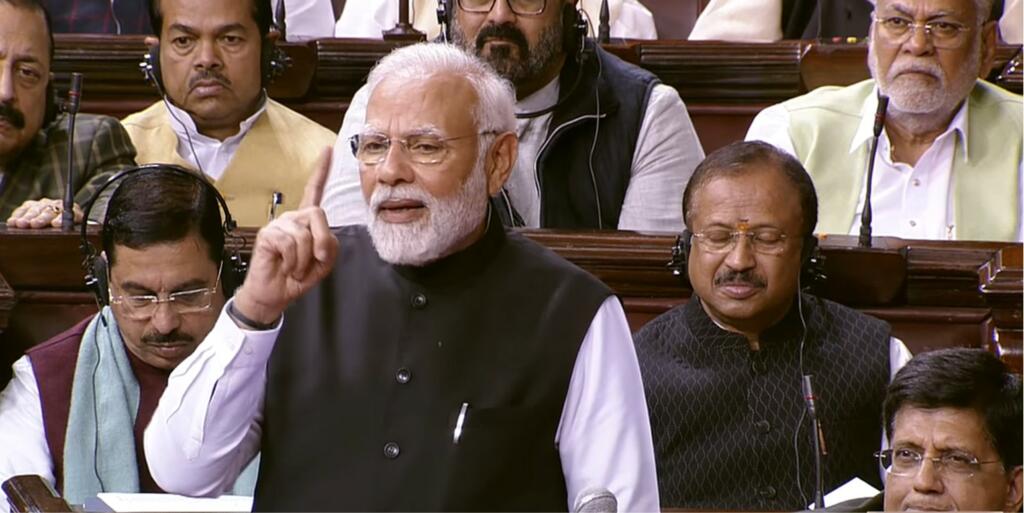 PM Modi parliamentary address