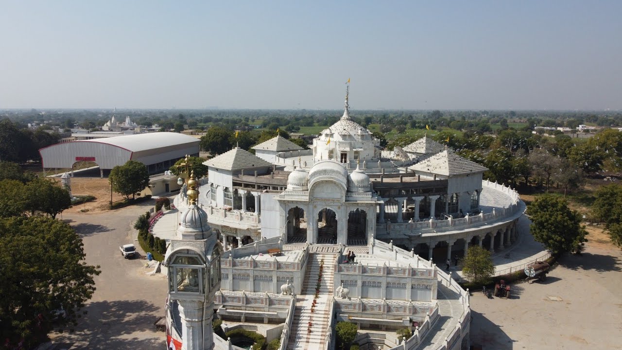 Padampura Jain Mandir drone view