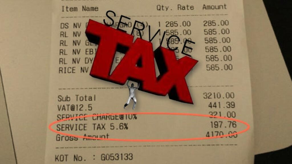 restaurants service tax