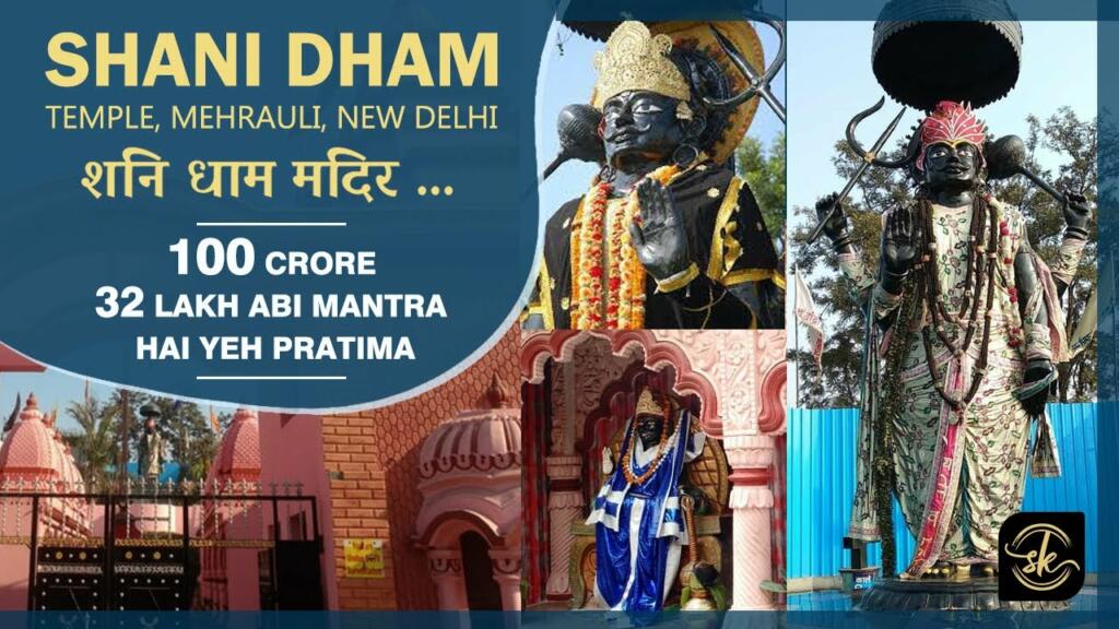 Shani Dham Mandir Delhi IDOL