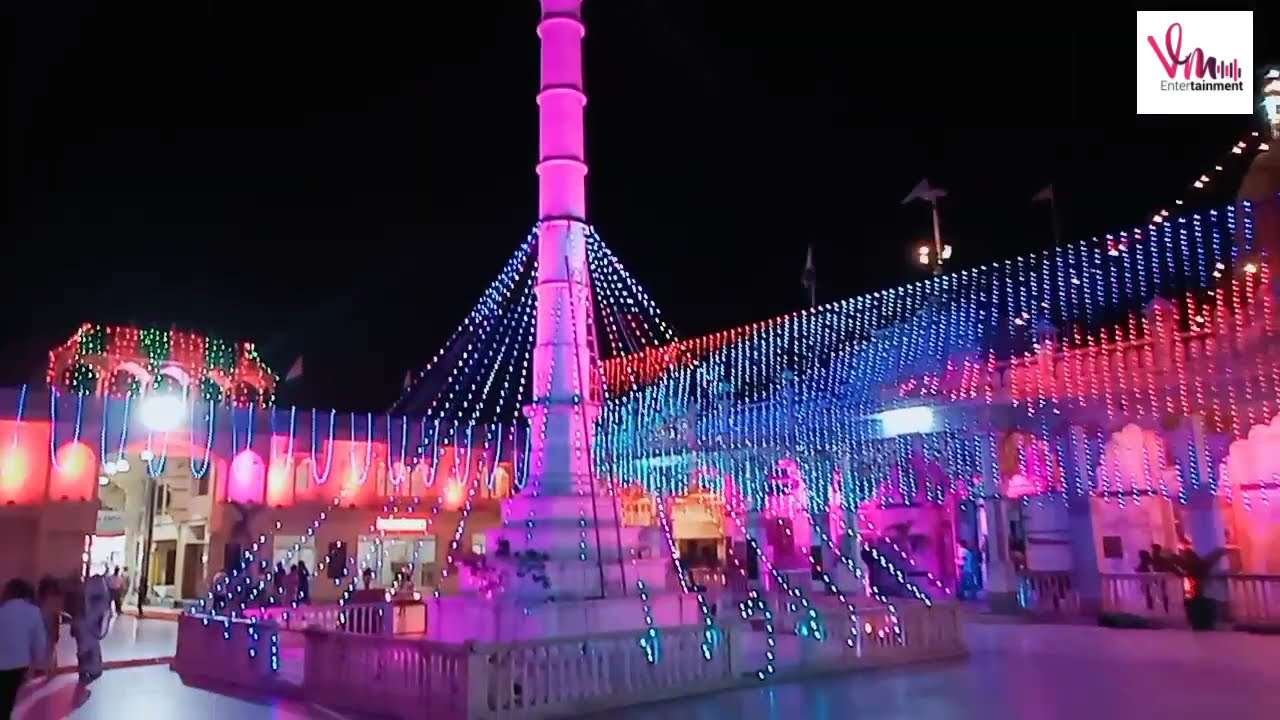Tijara Jain Mandir night view