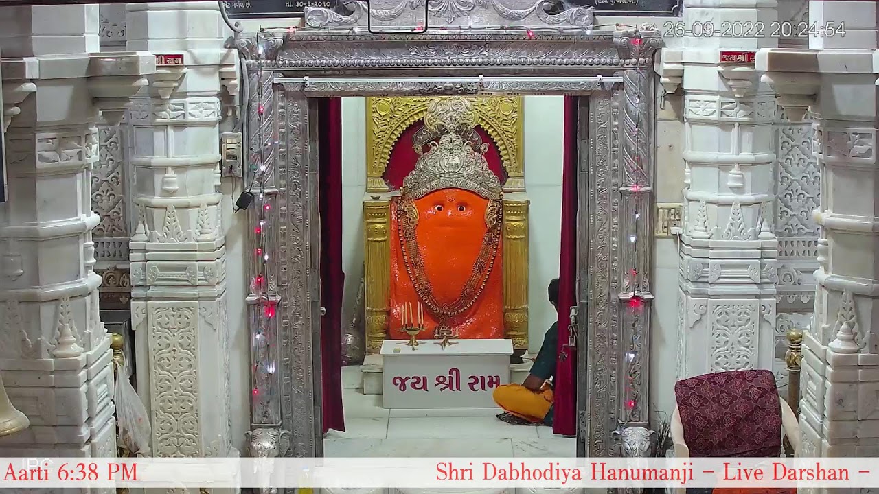 Dabhoda Hanuman Mandir Gandhinagar inside view