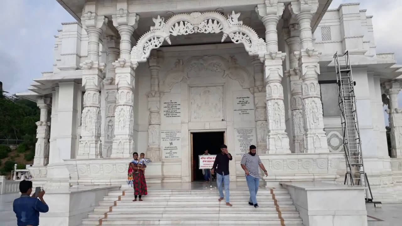 Birla Temple Jaipur entry gate 