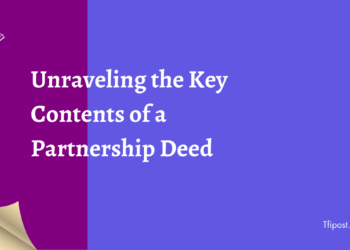 Contents of a Partnership Deed